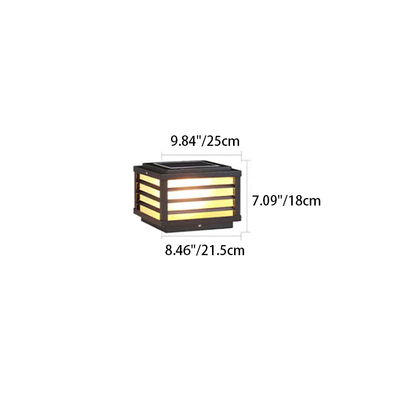 Solar LED Outdoor Fence Post Light