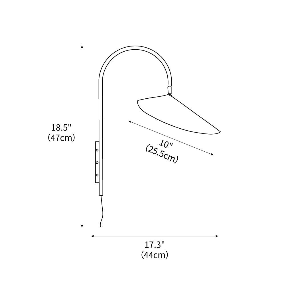 Arcora Curved Wall Light