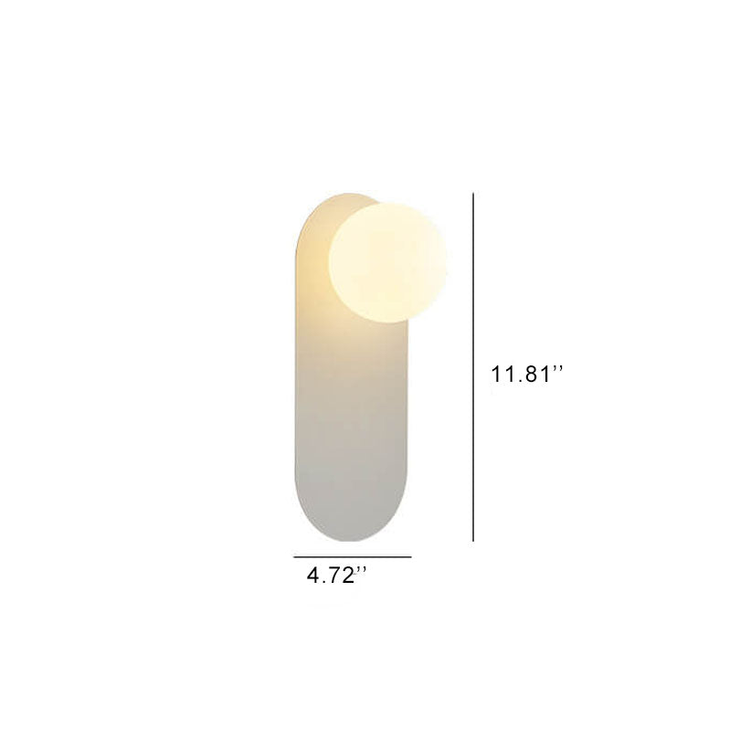 Minimal Globe Modern Wall Sconce