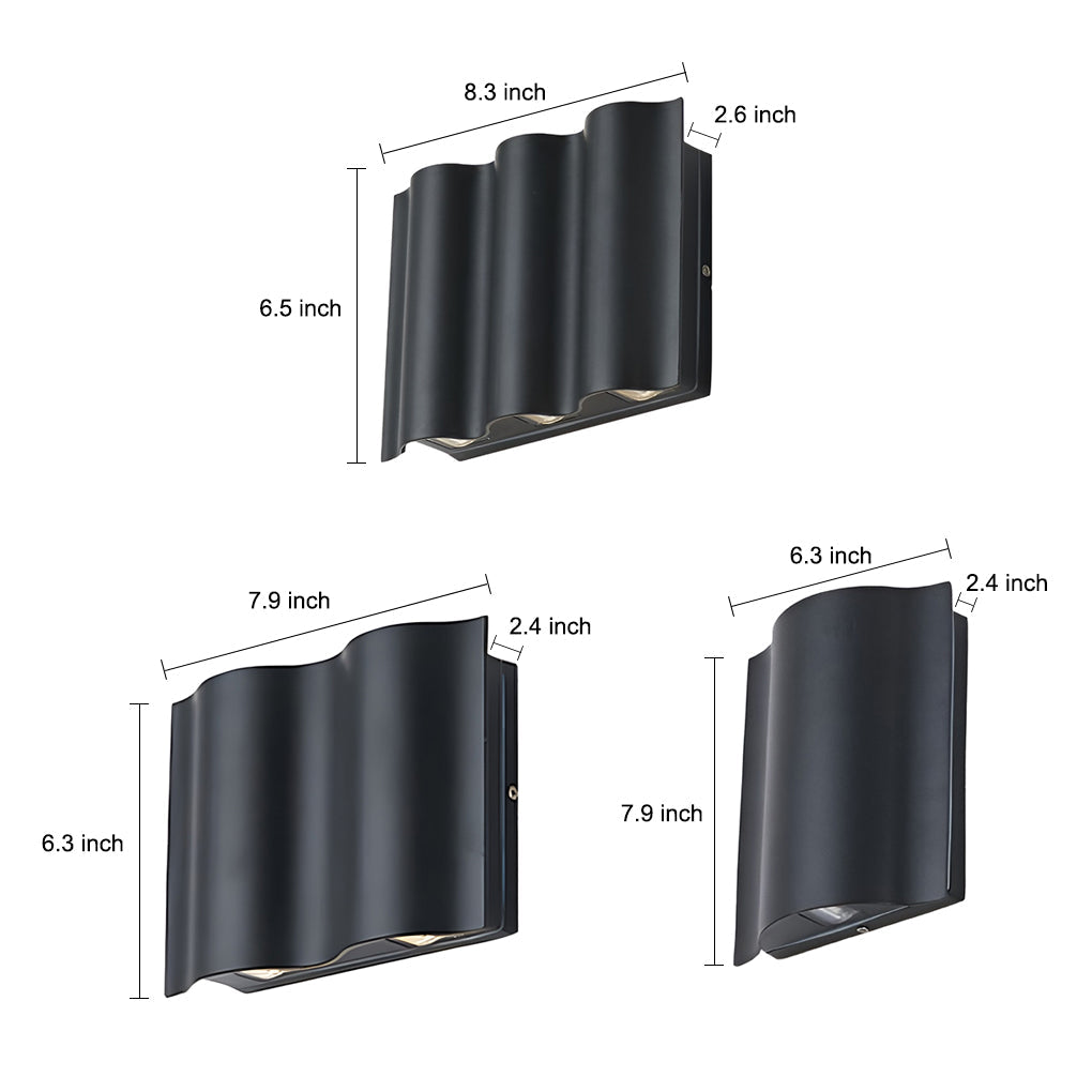 WaveGlow Outdoor Wall Sconce