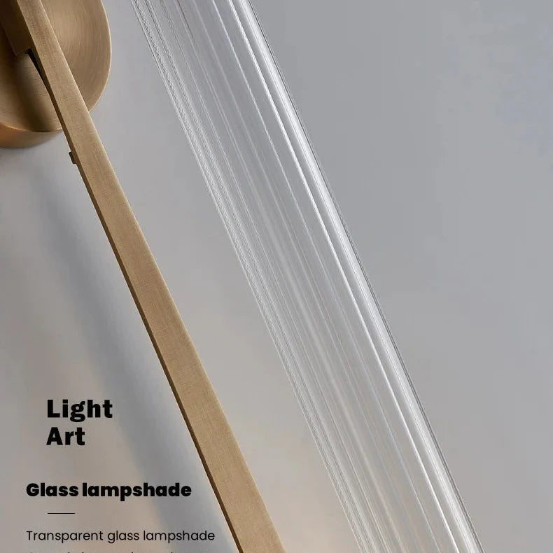 Brasselle Ribbed Glass Cylinder Wall Light