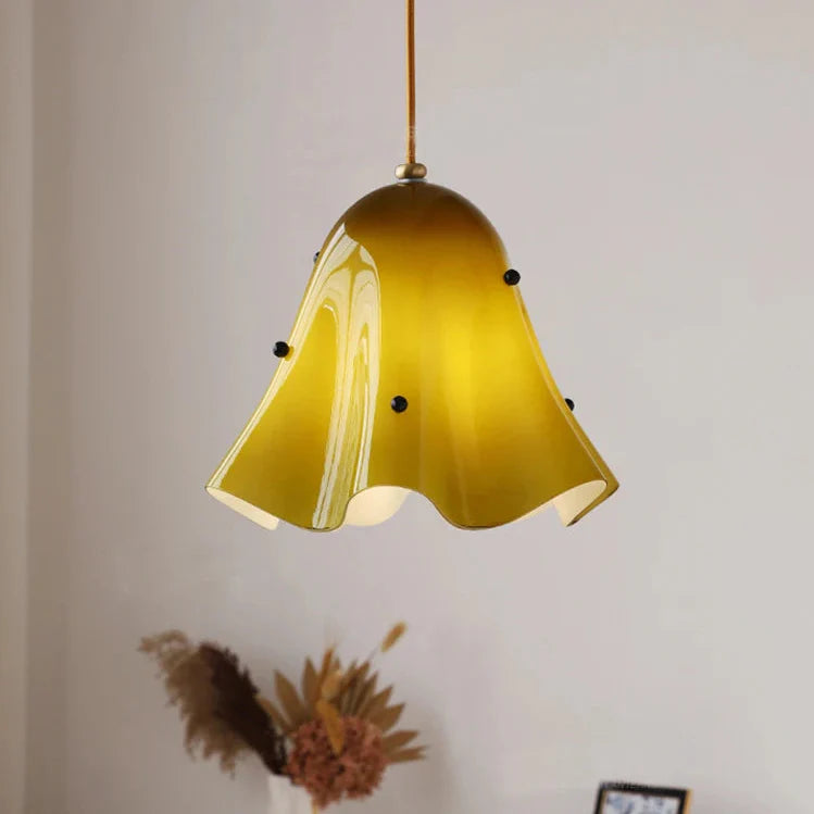Florique Glass Flower Pendant Light