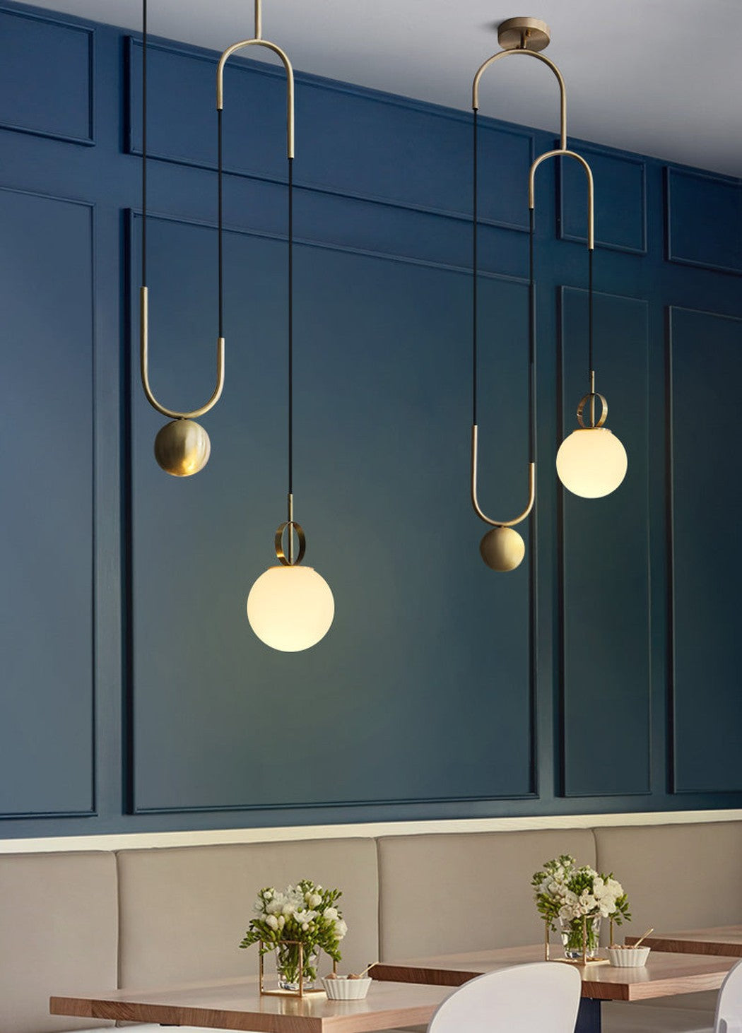 Cradle Brass Pendant Light