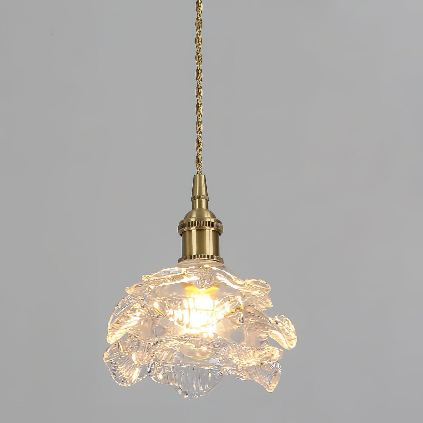 Vintage Rose Glass Wall Light