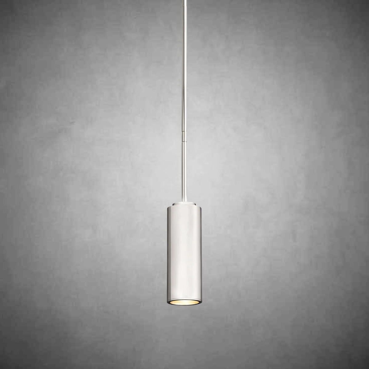 Brass Cylinder Pendant Light