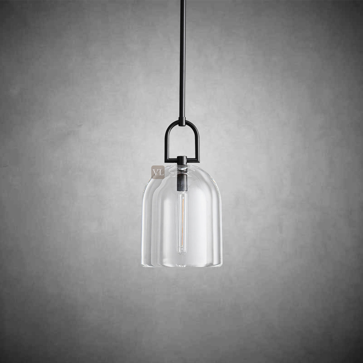 Bell Glass Pendant Light