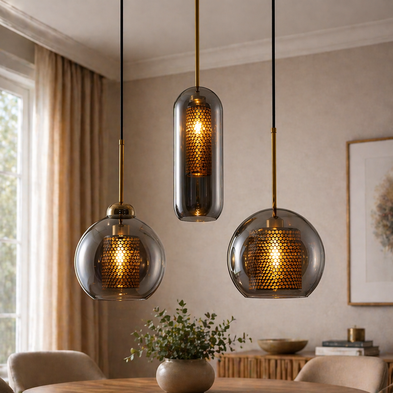 Aurum Glass Pendant Light