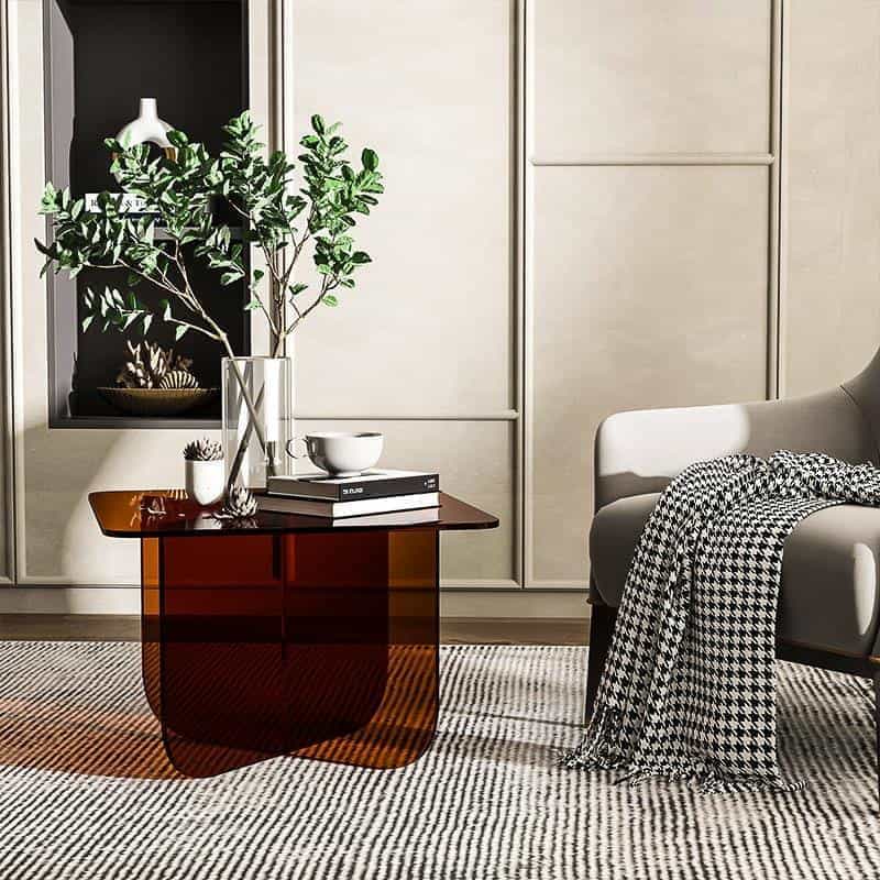 Acrylic Modern Coffee Table