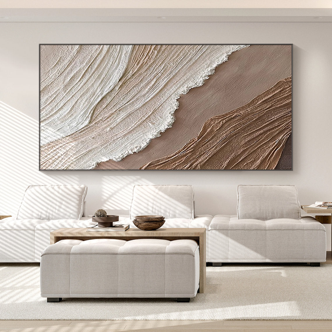 Textured Earth Canvas Painting
