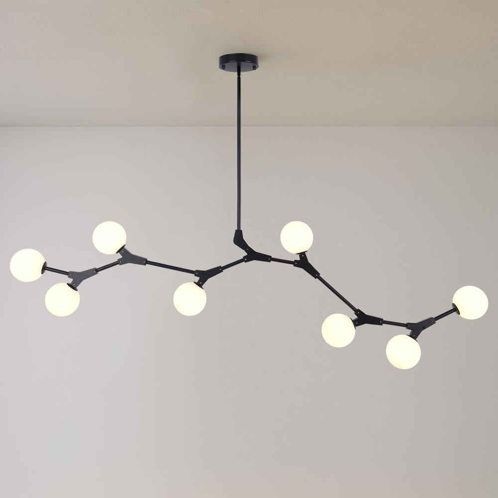 Linear Branching Bubble Chandelier