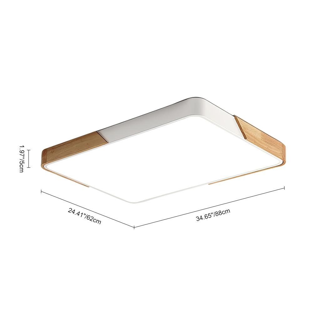 Rectangle LED Flush Mount Light