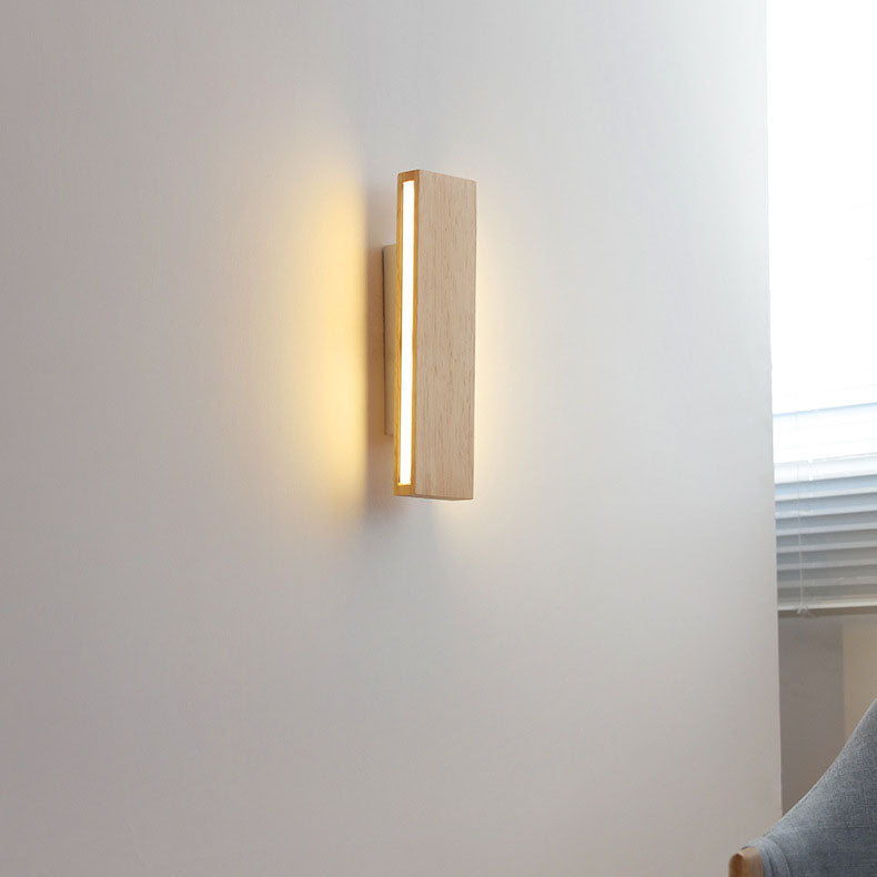 Rotatable Wooden LED Wall Light
