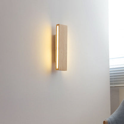 Rotatable Wooden LED Wall Light