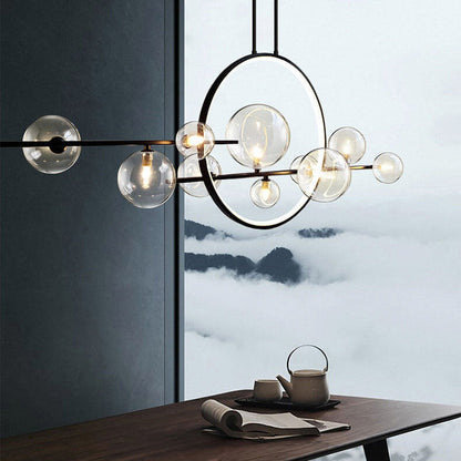 Modern Orb Ring LED Pendant Chandelier