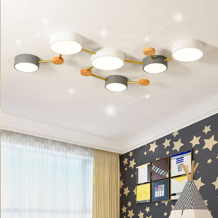 Modern Nordic Multi-Head LED Ceiling Light