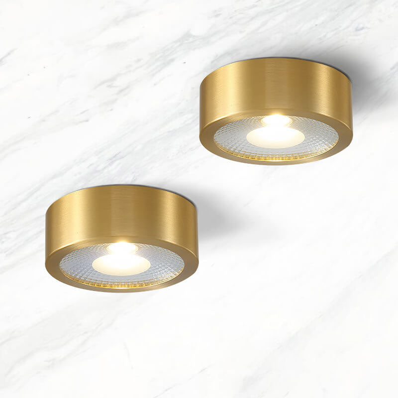Modern Gold Round LED Ceiling Light