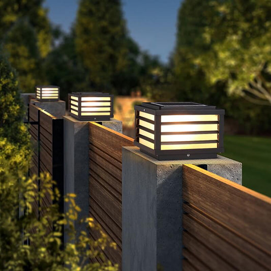 Solar LED Outdoor Fence Post Light