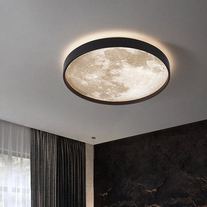 Modern Moon Glow LED Ceiling Light