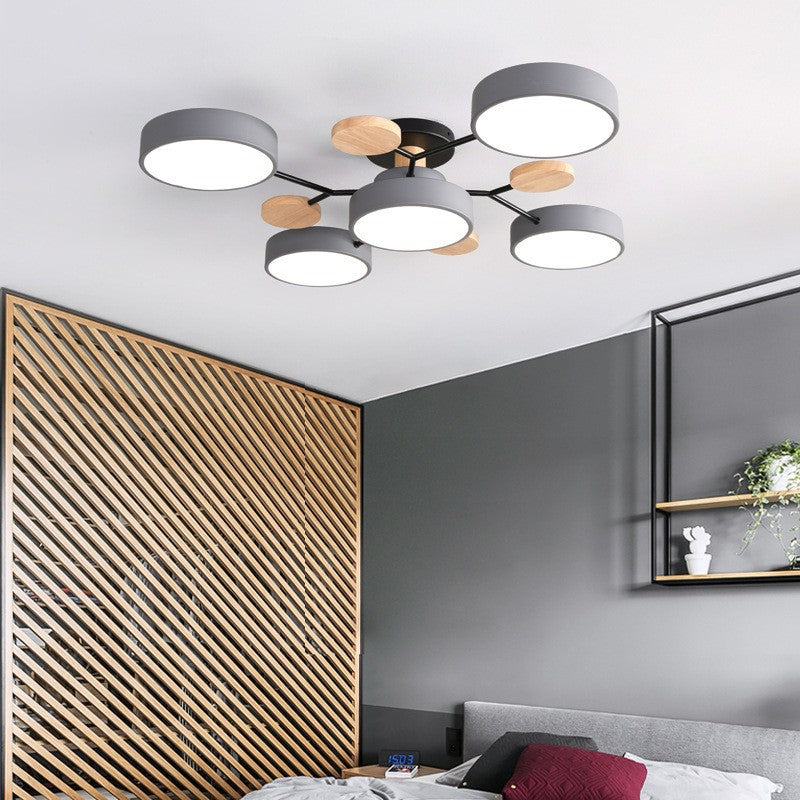 Modern Multi-Disc Branch LED Ceiling Light
