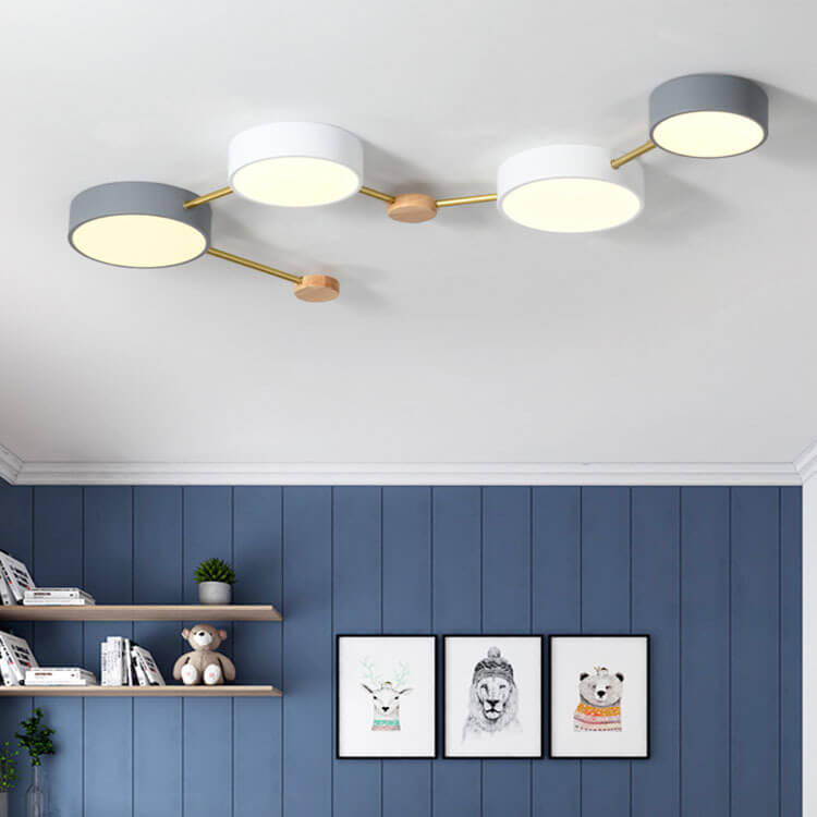 Modern Nordic Multi-Head LED Ceiling Light