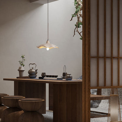 Modern Wavy Ceramic Triple Pendant Light