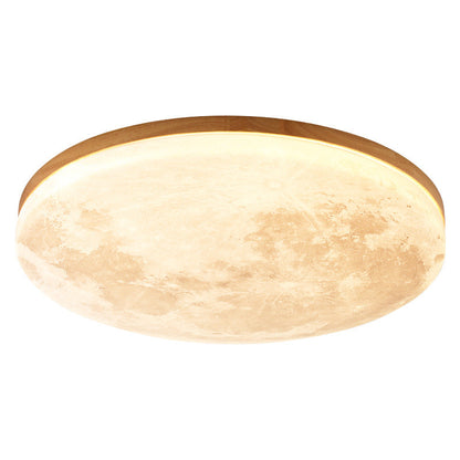 Nordic Minimalist Moon LED Flush Mount Ceiling Light