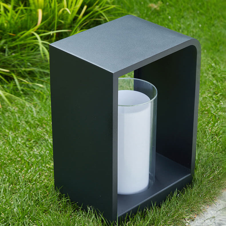 Modern Outdoor LED Frame Lantern Light