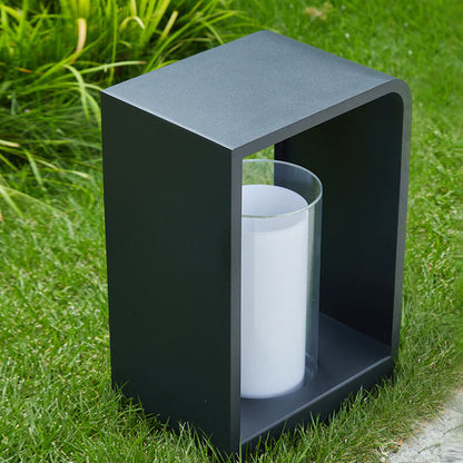 Modern Outdoor LED Frame Lantern Light