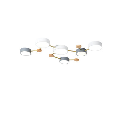 Modern Nordic Multi-Head LED Ceiling Light