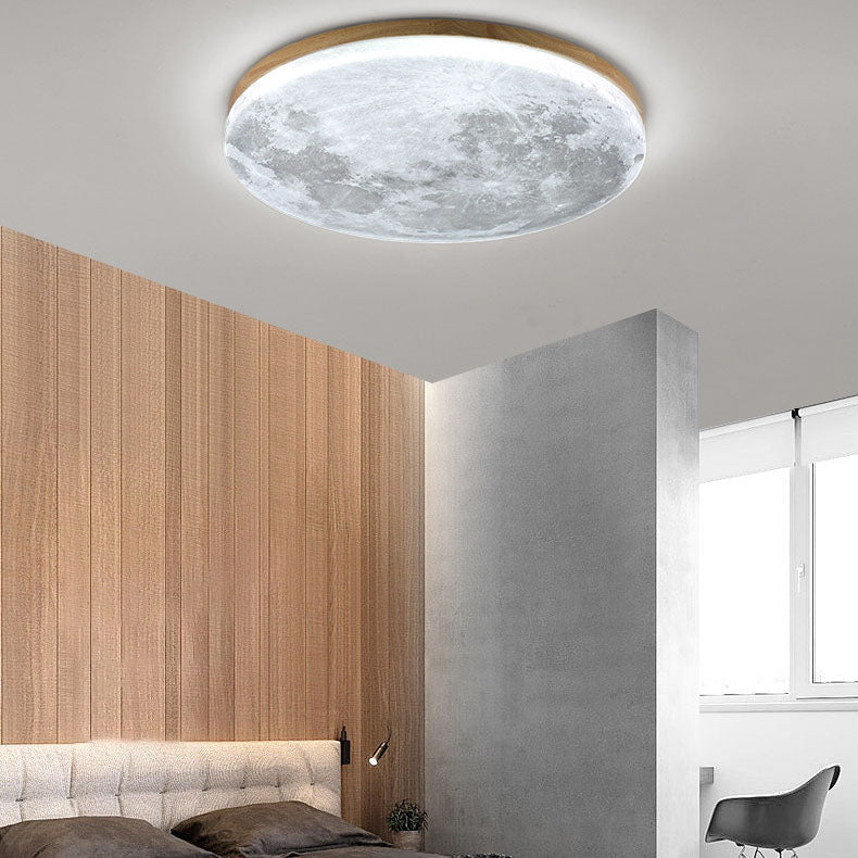 Modern Moon LED Ceiling Light