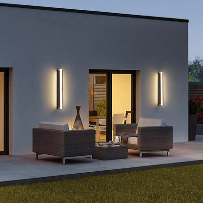 Modern Solar LED Outdoor Wall Light Bar