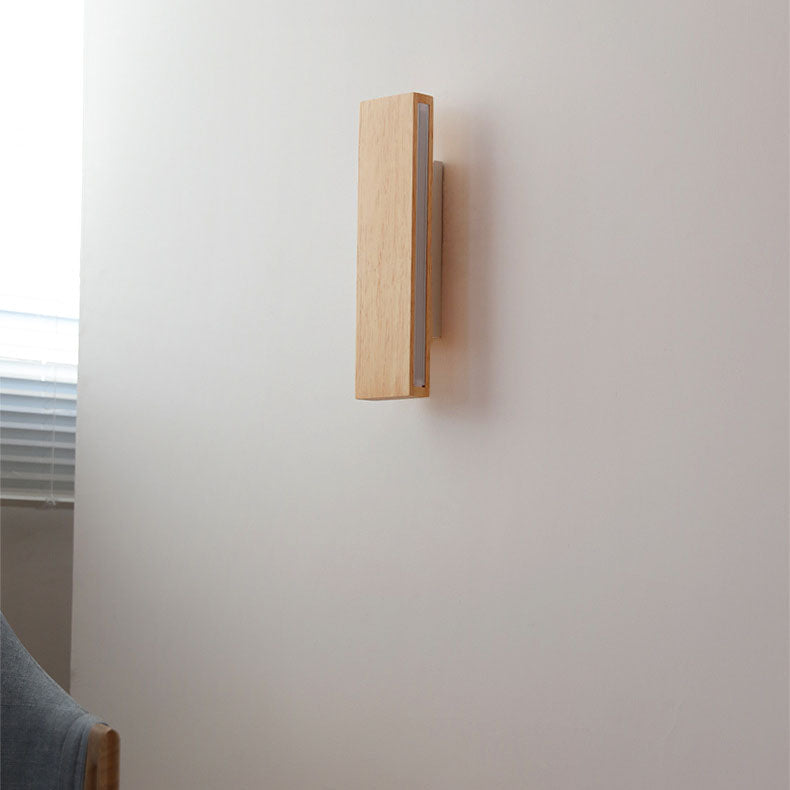 Rotatable Wooden LED Wall Light