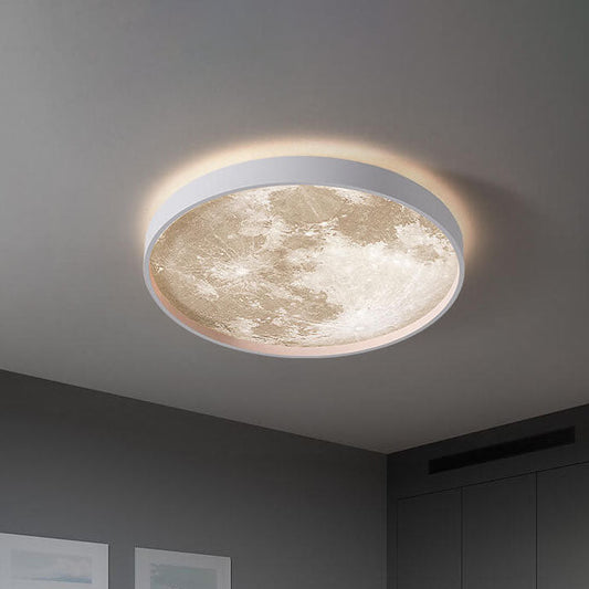 Modern Moon Glow LED Ceiling Light