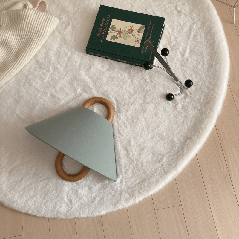 Wood Frame Fabric Shade Wall Lamp