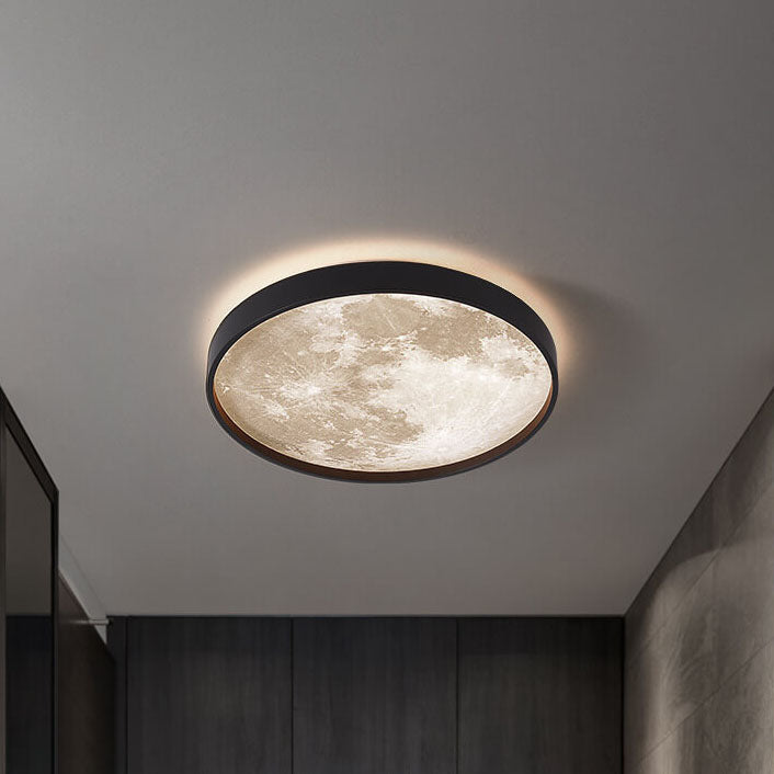 Modern Moon Glow LED Ceiling Light