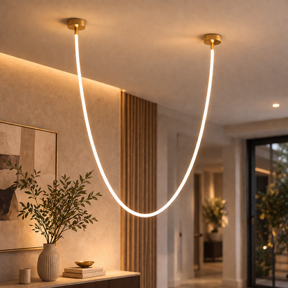 Flexible LED Pendant Ceiling Light