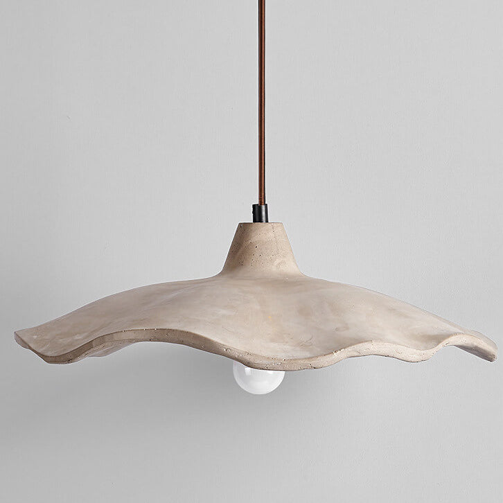 Modern Wavy Ceramic Triple Pendant Light