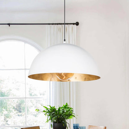 Metal Dome Pendant Light