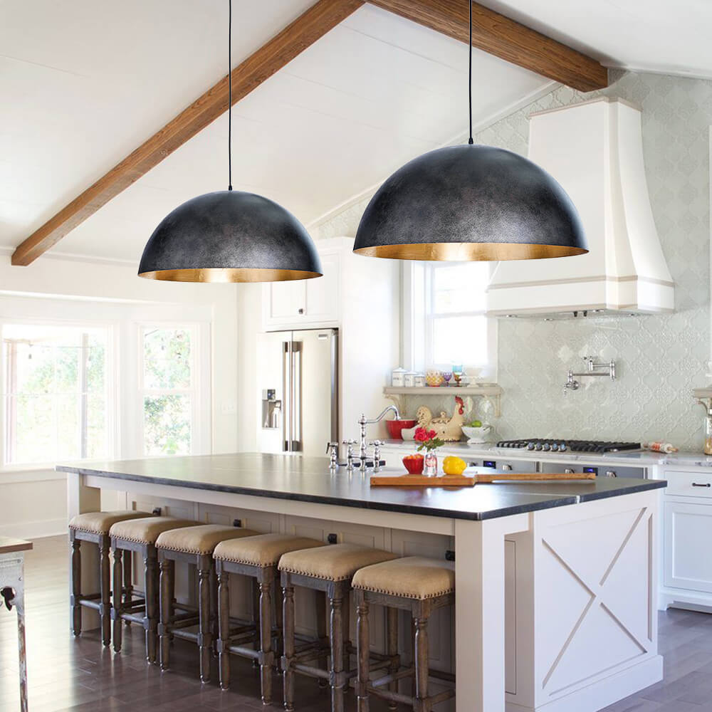 Metal Dome Pendant Light