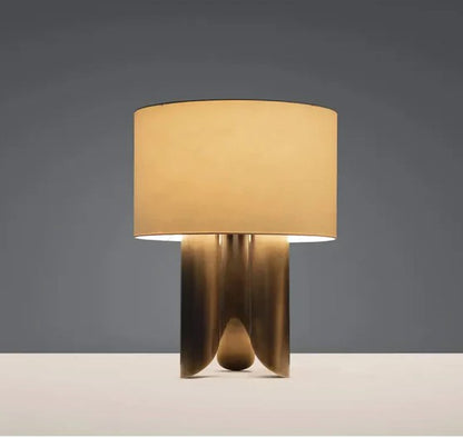 Luna Copper Base Table Lamp