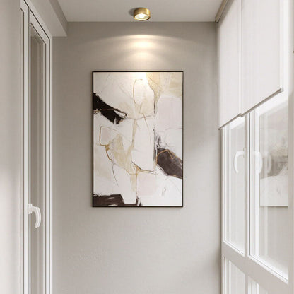 Modern Gold Round LED Ceiling Light