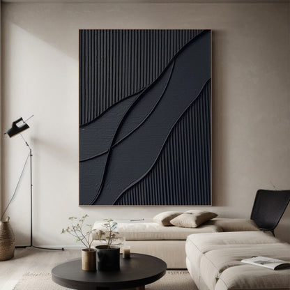 Minimalist Textured Canvas Painting