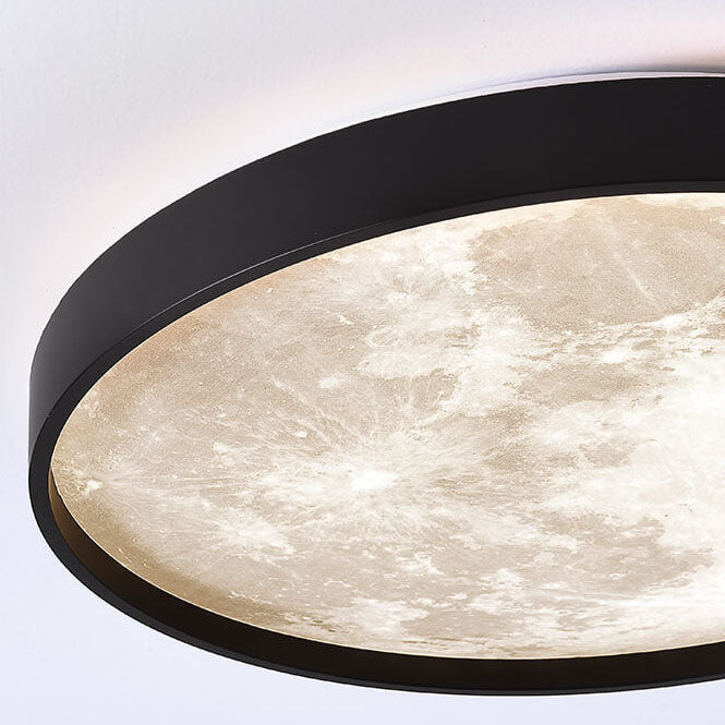Modern Moon Glow LED Ceiling Light