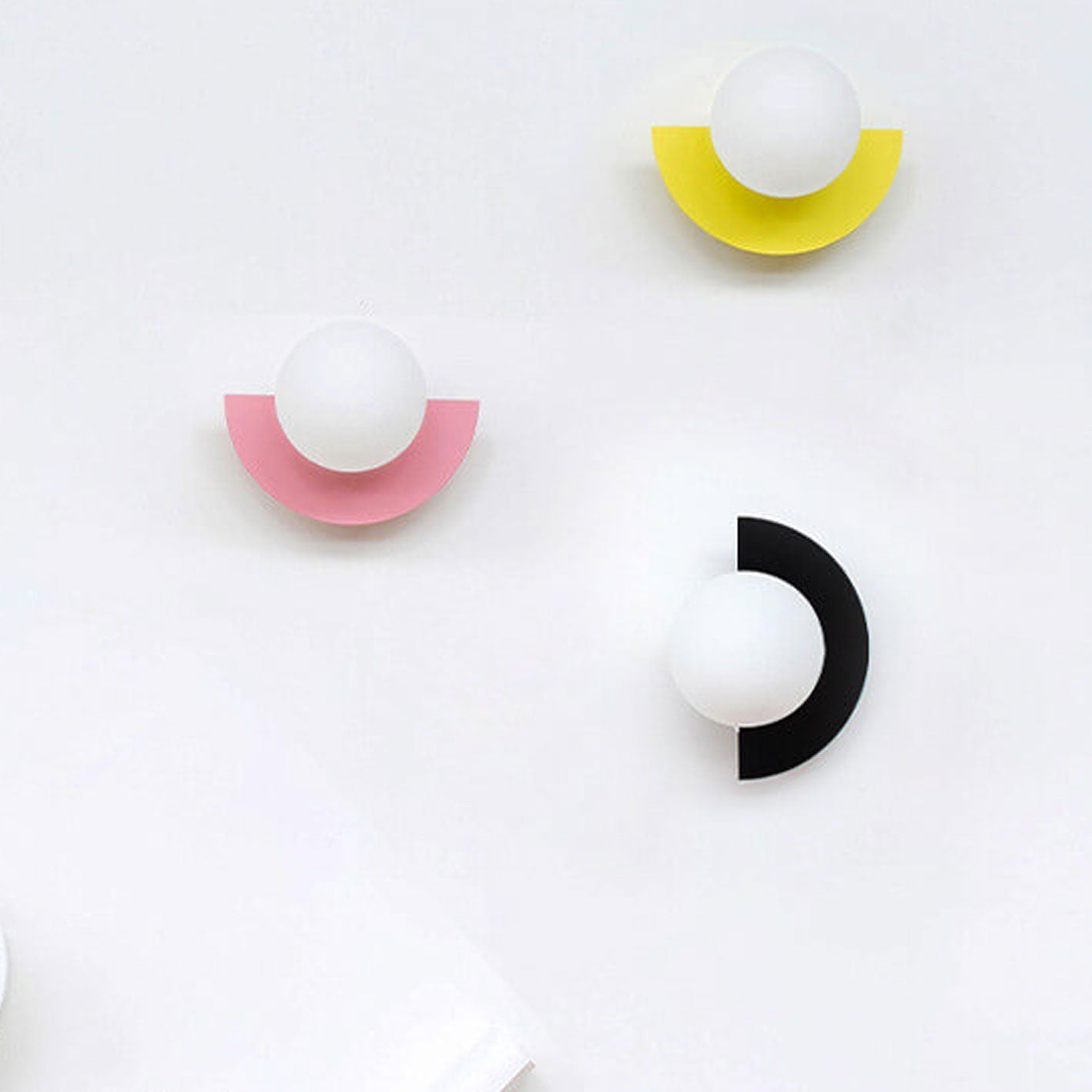 Color Pop Globe Wall Sconce Light
