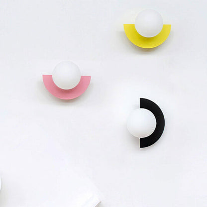 Color Pop Globe Wall Sconce Light