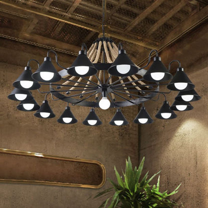 Industrial Metal Chandelier