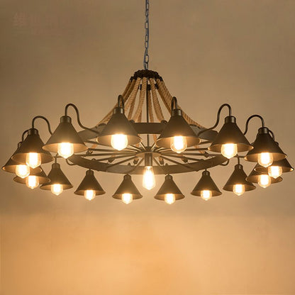 Industrial Metal Chandelier