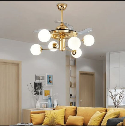 LED Chandelier Ceiling Fan