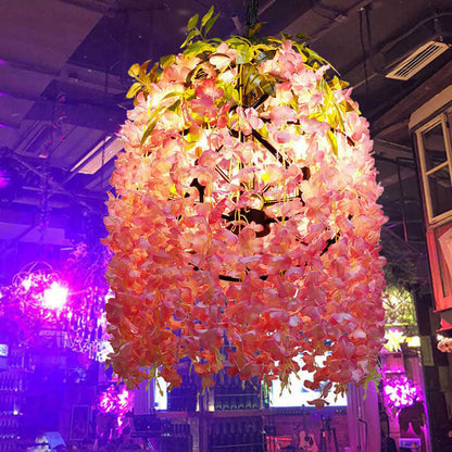 Floral Hanging Vine Chandelier Pendant Light