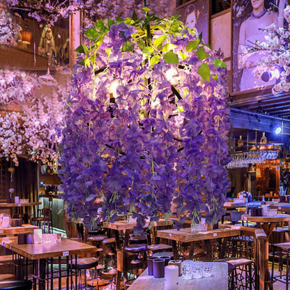 Floral Hanging Vine Chandelier Pendant Light